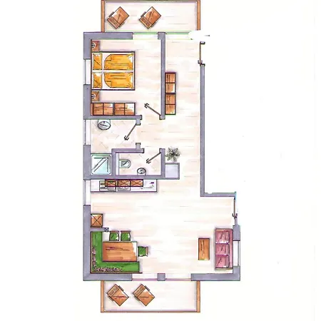 Oeko-appartements Fallhaus Daire *