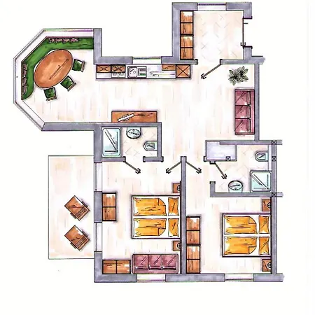Oeko-appartements Fallhaus Daire *